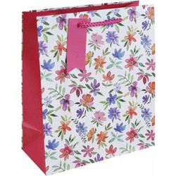 Eurowrap Χάρτινη Τσάντα Flowers Medium (34915-3C)