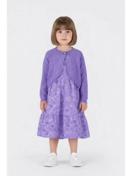 JOYCE 2643201 GIRLS CARDIGAN ΖΑΚΕΤΑ ΛΙΛΑ