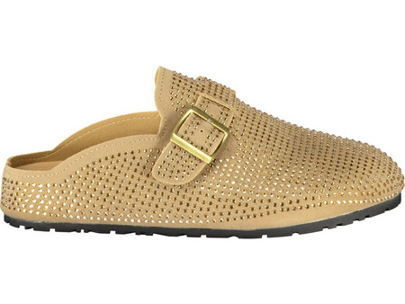 LAURA BIAGIOTTI WOMEN'S SUMMER CLOG FOOTWEAR IN BEIGE