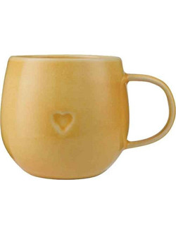 Maxwell & Williams Club Amore Snug Κούπα Κεραμική 460ml - Κίτρινο