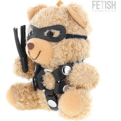 Ted BDSM Teddy Bear Keychain Plush Fetish Accessory Model 2