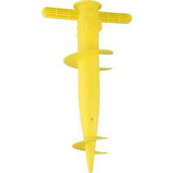 Βάση Βιδωτή Ομπρέλας Παραλίας 25-32mm Kmt Style 5200409 - ΚΙΤΡΙΝΟ