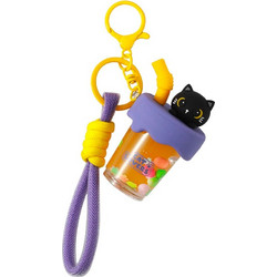 iTotal - Bubble Tea keychain BLACK CAT (XL3076)