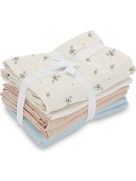 Vanilla Copenhagen - Muslins 6-pack - Milk, Beige, Rose - 70 x 70 cm
