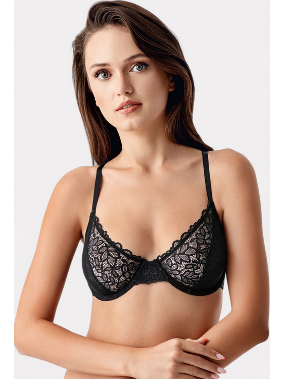 New Bra Lingerie Σουτιέν με Μπανέλα Μαύρο NB338410-3