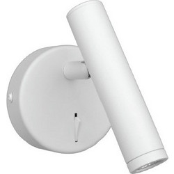 Inlight Φωτιστικό Τοίχου LED 3W, 3000K, Λευκό D:2,5x11,2cm (43078-White)