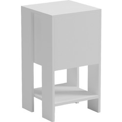 ΚΟΜΟΔΙΝΟ FB918378.02 ΜΕΛΑΜΙΝΗ ΣΕ ΛΕΥΚΟ 30x30x55Υεκ