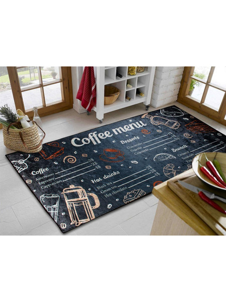 ΧΑΛΑΚΙ ΚΟΥΖΙΝΑΣ Coffee Menu 263 67X150 Polyester 100%
