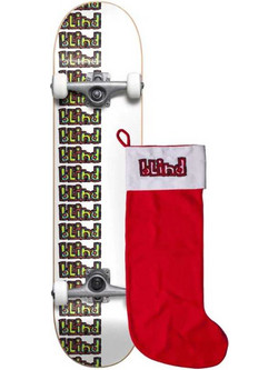 Blind Repeat Rail Yth FP W/Stocking White 7.375