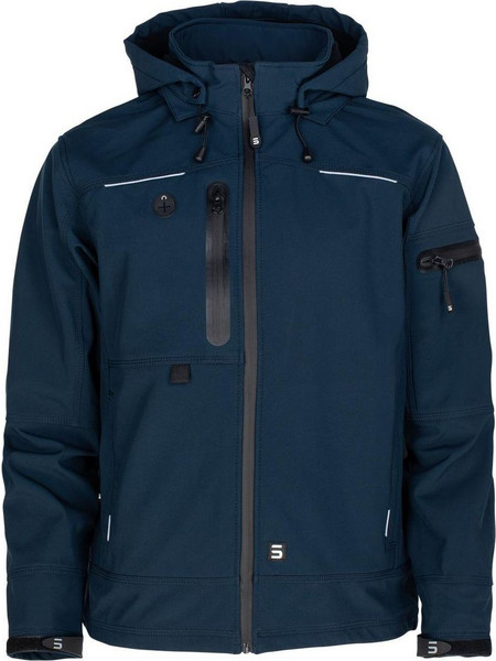 Τζάκετ softshell Orvilos 142101 STOP Μπλε Σκούρο