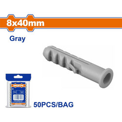 Wadfow WXTC921 Βισμα Πλαστικο Pe Ροδελα Universal 8x40mm 50τμχ