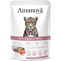 Amanova Adult Grain Free with Tasty Salmon & Turkey 85gr