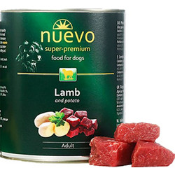 Nuevo Super Premium Senior Grain Free with Lamb & Potato 800gr