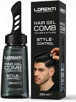 Lorenti Hair Gel COMB Style Control-Ζελέ μαλλιών με Χτένα 260ml