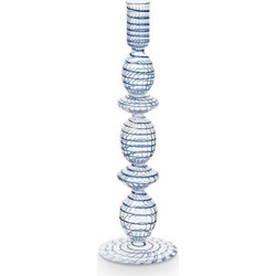 Κηροπήγιο 28cm Pip Studio - Swirl Dark Blue