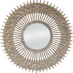 Liberta - Maison EXOTIC Καθρέπτης Τοίχου Φυσικός Φ70x2.5cm 11-0302