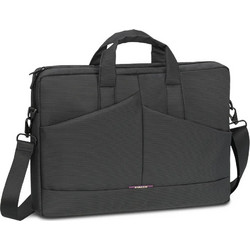 Rivacase 8731 Τσάντα Laptop Ώμου 15.6" Black Grey