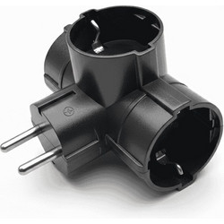 ADAPTOR R.D.P. ΑΠΟ ΣΟΥΚΟ ΣΕ ΤΡΙΑ ΣΟΥΚΟ ΟΡΙΖΟΝΤΙΟ ΜΑΥΡΟ (ΣΤΑΥΡΟΣ) (Κατασκευή Κίνα) | REDPOINT | 30595