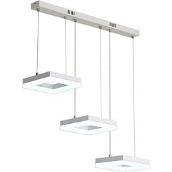 POWERTECH LED φωτιστικό οροφής HLL-0102, 35W, 4000K, 70x120cm, λευκό