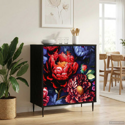 vidaXL Πλαϊνό γραφείο KIEL Μαύρη Δρυς 69x33x76cm 1 τεμ