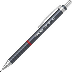 Rotring Tikky Retro Μηχανικό Μολύβι Μεταλλικό 0.7mm Γκρι