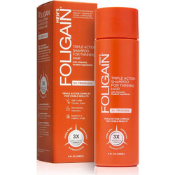 Foligain Men's Triple Action Shampoo 236ml