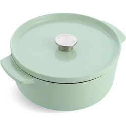 KitchenAid Casserole with Lid Cast Iron 26cm, light green