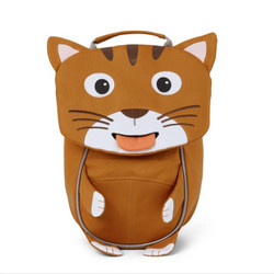 Affenzahn Mini Cat Σχολική Τσάντα Πλάτης Νηπιαγωγείου Καφέ AFZ-FAS-001-037