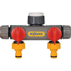 Σύνδεσμος Hozelock Διπλός 3/4" 1/2" 1" με Διακόπτη 100-000-706