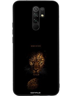 Sonique Men's Edition Back Cover Born to Win (Xiaomi Redmi 9)