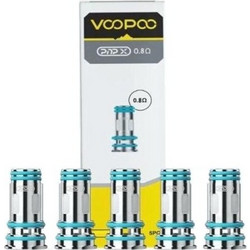 Voopoo PnP X 0.8ohm COILS για pnp X tank (5 αντιστάσεις)