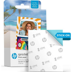 Φωτογραφικό Χαρτί HP Sprocket Zink Sticky Backed (HPIZ3X4100) - 3.5 x 4.25'' - 100 Φύλλα HPIZ3X4100