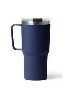 Θερμός - κούπα 500 ml μπλε ανοξείδωτο ατσάλι Υ18,9xO9εκ