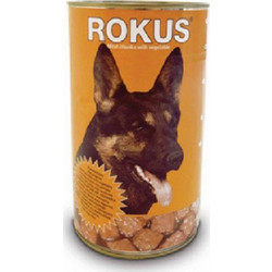 Rokus Meat Chunks with Liver 410gr