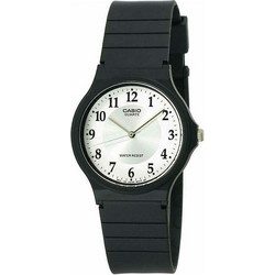 Casio Standard Ανδρικό Ρολόι με Μαύρο Καουτσούκ Λουράκι MQ-24-7B3L
