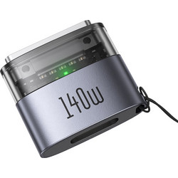Mcdodo OT-8850 Προσαρμογέας OTG, Type-C σε MagSafe 3, 140W, Κράμα Αλουμινίου, Ένδειξη LED, Μαύρο