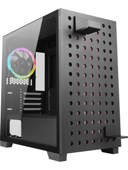 Azza Elise Black Gaming Micro Tower Κουτί Υπολογιστή με Πλαϊνό Παράθυρο