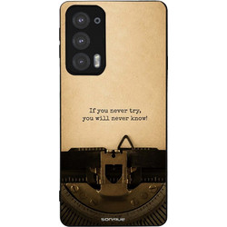 Sonique Men's Edition Θήκη με Σχέδιο «Old Letter» (Motorola Edge 20 5G)