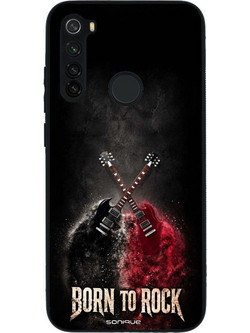 Sonique Men's Edition Θήκη με Σχέδιο «Born to Rock» (Xiaomi Redmi Note 8 / Redmi Note 8 2021)