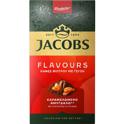 Jacobs Flavours Καφές Φίλτρου Αλεσμένος με Άρωμα Καραμελωμένο Αμύγδαλο 250gr