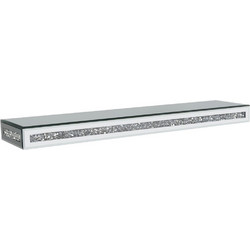 Ράφι Τοίχου Zoe 1420700 70x15x5,5cm Glitter Effect Silver
