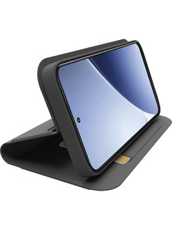 SBS Wallet Smooth Case for Xiaomi 15 Pro with Flip - Black