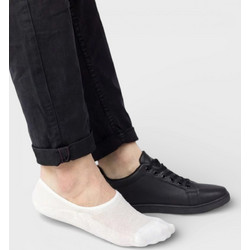 Ανδρικά Σουμπάκια Trendy 3 Ζευγάρια Λευκά - Βαμβακερά Αόρατα Καλτσάκια TRSM-2-Λευκό