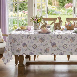 Καρέ Lavender 90 x 90 cm 50% Βαμβάκι - 50% Polyester Λιλά BOREA