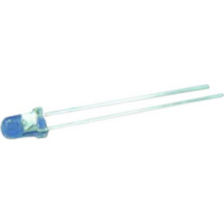 LED Diffused 3mm έντονο Μπλε - Πράσινο T-1