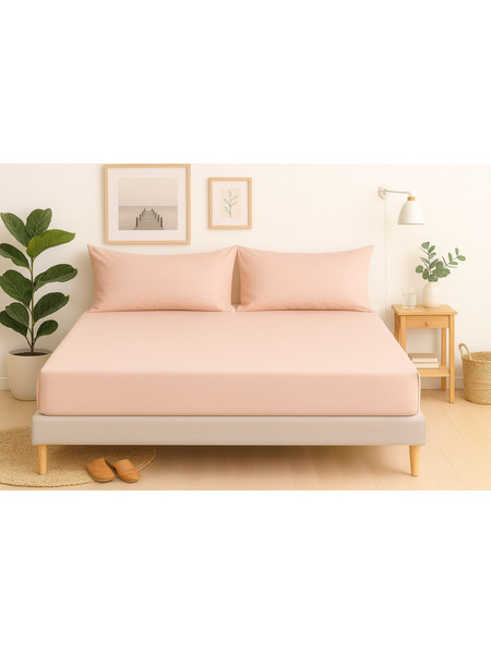 Ζεύγος Μαξιλαροθήκες 50x70 Cosmin Fashion Softelle - Powder