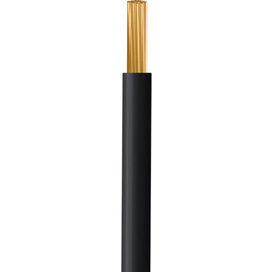 Καλώδιο μονόκλωνο 1x1mm ΗΟ5V-U ΝΥΑ σε μαύρο χρώμα στροφείο 100m - 150-13300