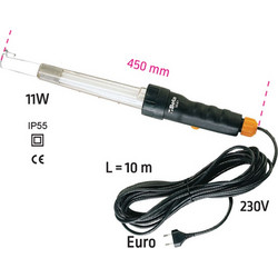 Λάμπα φθορισμού 230V/11W με καλώδιο 10m