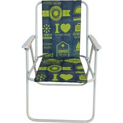 Πτυσσόμενη καρέκλα camping - 1215-3 - 241736 - Blue/Green - 0035069