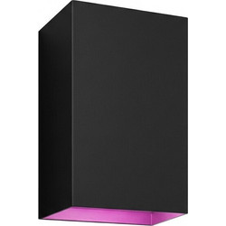 Philips Hue White & Col. Amb. Resonate Φωτιστικό Τοίχου με Ενσωματωμένο LED και Ψυχρό Λευκό Φως Μαύρο